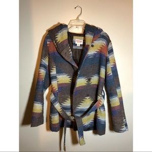 Cozy and colorful Mossimo Blanket Coat